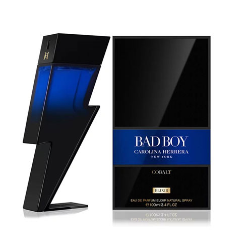 CAROLINA HERRERA BAD BOY COBALT EAU PARFUM ELIXIR MEN 3.4 OZ / 8411061083772