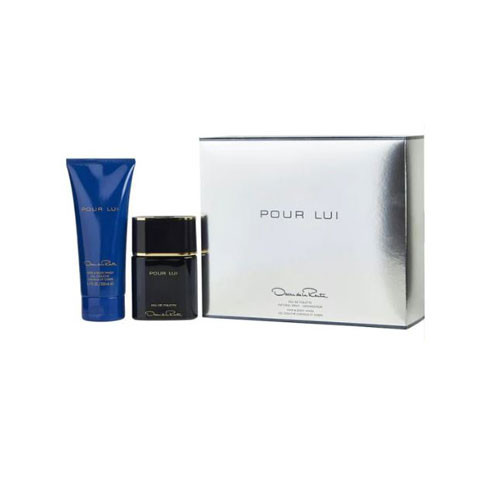 SET OSCAR DE LA RENTA POUR LUI MEN (2 PC ) 3.0 OZ. EDT SP / 4.2 OZ. FRAGANCE MIST / 85715592576