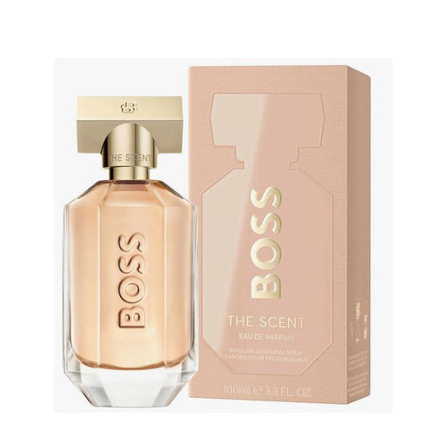 HUGO BOSS THE SCENT WOMEN 3.3 OZ EDP SP REFILLABLE / 3616305040527