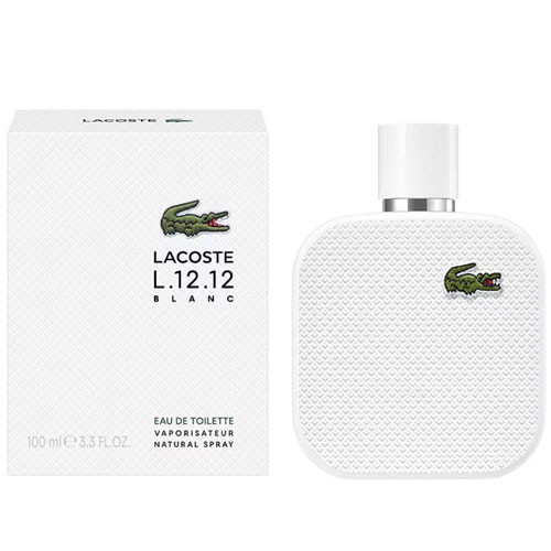LACOSTE L.12.12 BLANC MEN 3.4 OZ EDT SP / 737052413174