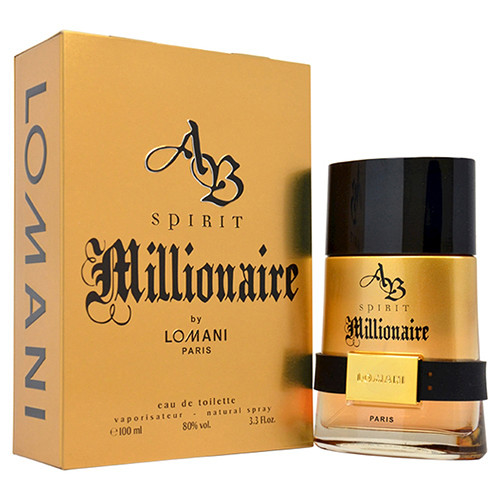 LOMANI SPIRIT MILLIONAIRE MEN 3.4 OZ. EDT SPRAY / 3610400000677