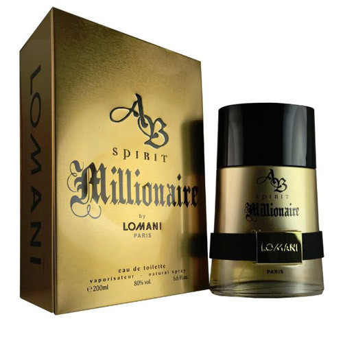 LOMANI SPIRIT MILLIONAIRE MEN 6.8 OZ. EDT SPRAY / 3610400035679
