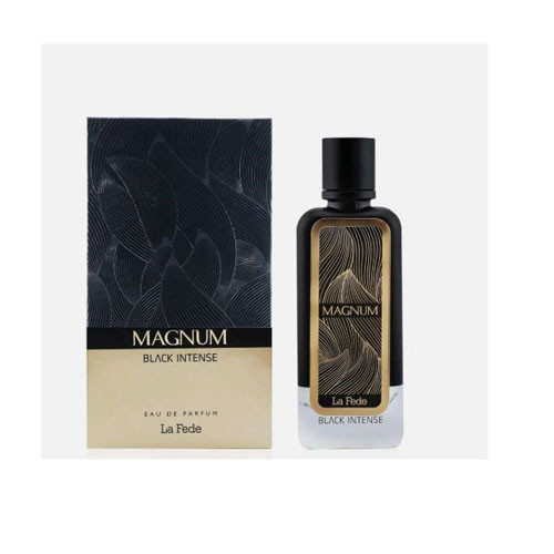 KHADLAJ MAGNUM BLACK INTENSE MEN  3.4 OZ EDP SP / 6291107976945