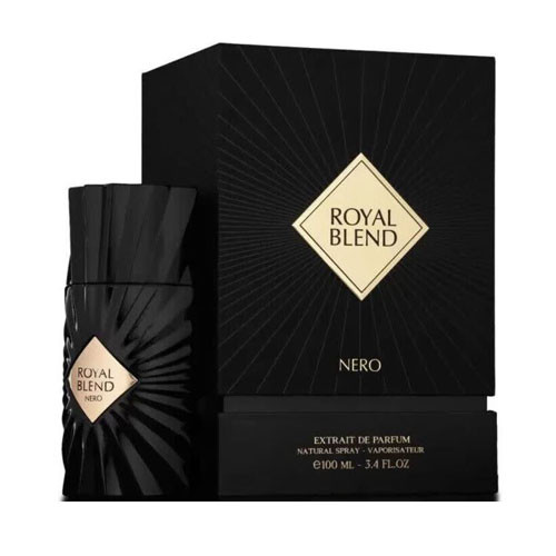 FRAGRANCE WORLD ROYAL BLEND NERO UNISEX 3.4 OZ EXTRAIT DE PARFUM / 6290360375601
