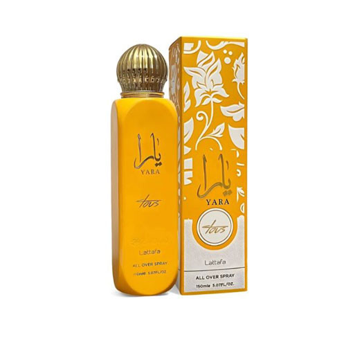 ALL OVER BODY SPRAY LATTAFA YARA TOUS WOMEN   5.0 OZ SP / 6290362345121