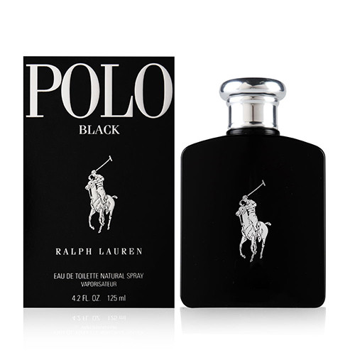 RALPH LAUREN POLO BLACK MEN 4.2 EDT SP / 3360377032767
