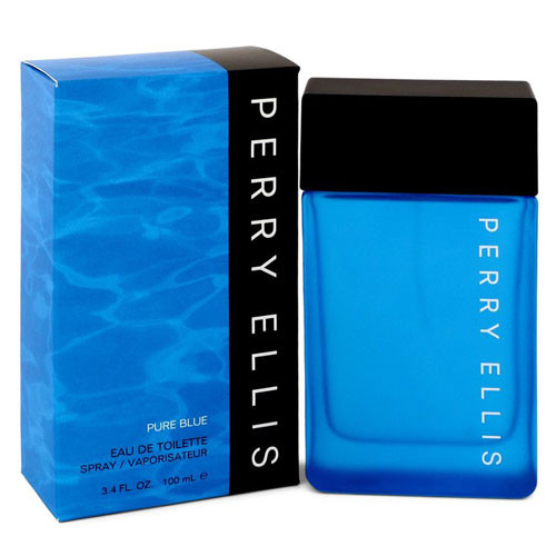 PERRY ELLIS PURE BLUE MEN 3.4 OZ. EDT SP / 844061012417