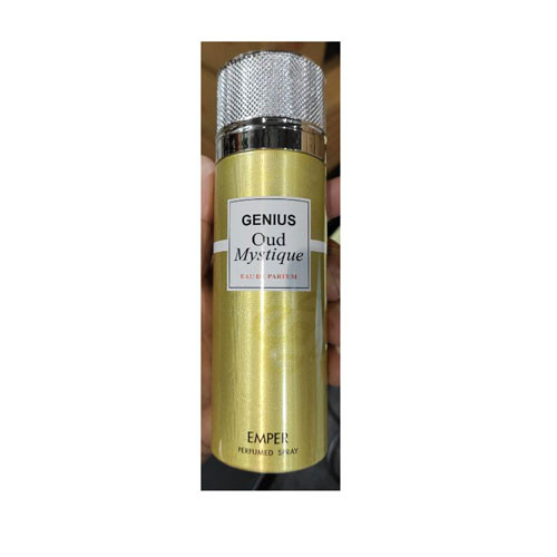 DEODORANT SPRAY EMPER GENIUS OUD MYSTIQUE 6.6 OZ  / 6294021904414