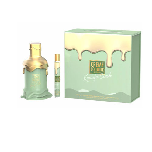LECHAMEAU CREME COUTURE KUNAFA CRUSH WOMEN 3.4 OZ EDP SP+0.33 OZ ROLL ON / 6294021906906