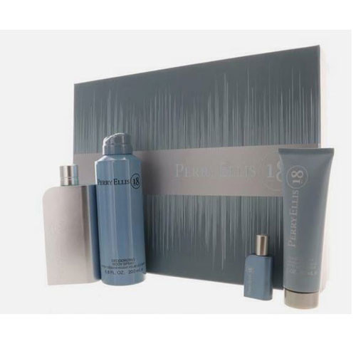 SET PERRY ELLIS 18 MEN ( 4PC SET )NEW UPC / 844061015548