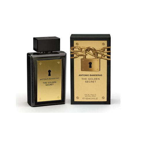 ANTONIO BANDERAS  GOLDEN SECRET  MEN 3.4 OZ   EDT SP / 8411061080764