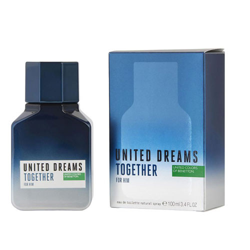 BENETTON UNITED DREAM TOGETHER HIM 2.7 OZ EDT SP / 8433982016479
