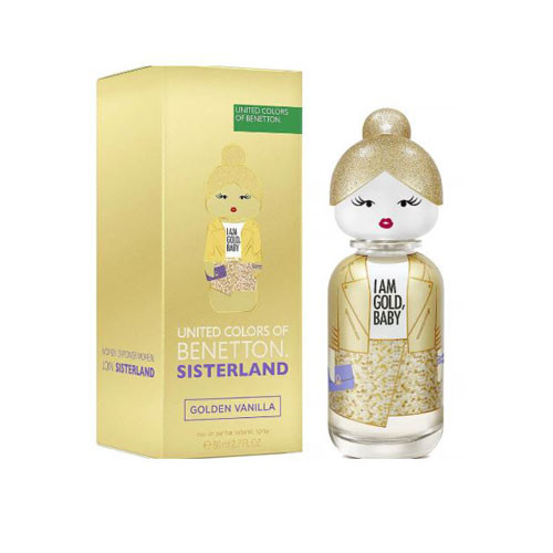 BENETTON SISTERLAND GOLDEN VANILLA WOMEN  2.7  OZ EDP SP / 8433982025624