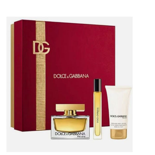 SET DOLCE & GABBANA THE ONE WOMEN ( 3 PC ) 2.37 OZ  EDP /0.34 OZ EDP / 1.7 OZ BL / 8054754400748