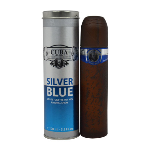 CUBA SILVER BLUE MEN 3.4 OZ. EDT SPRAY / 5425017736400