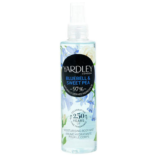 Size=200 ML 5056179301580 BODY MIST YARDLEY BLUEBELL & SWEETPEA W 6.8 OZ