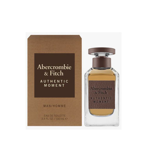 ABERCROMBIE & FITCH AUTHENTIC MOMENT MEN 3.4 OZ EDT SP / 85715169525