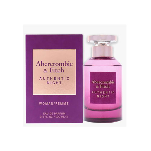 ABERCROMBIE & FITCH AUTHENTIC NIGHT WOMEN 3.4 OZ  EDP SP / 85715000750