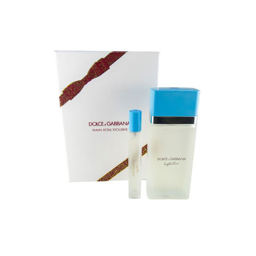 SET DOLCE & GABANNA  LIGHT BLUE WOMEN ( 2 PC )3.4 OZ EDT SP  / 0.34 OZ EDT SP / 8056669922513