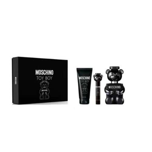 SET MOSCHINO TOY BOY MEN ( 3 PC ) 3.4 EDP / 3.4 SG / MINI / 8011003889433