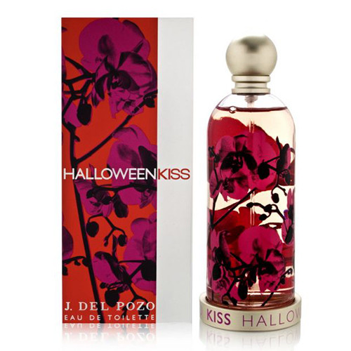 Perfumes Wholesale Halloween Kiss Women 3.4 oz EDT perfume bottle and box, 100ml, by J del Pozo.