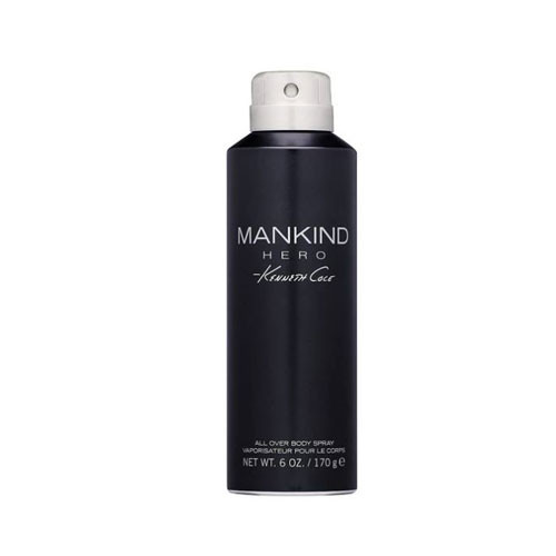 Perfumes Wholesale Kenneth Cole Mankind Hero body spray, 6.0 oz, black bottle with silver cap, UP-KENC-37.