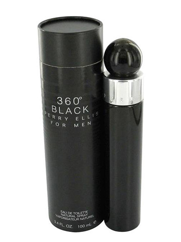 PERRY ELLIS 360 BLACK MEN 3.4 OZ. EDT SPRAY / 844061000513
