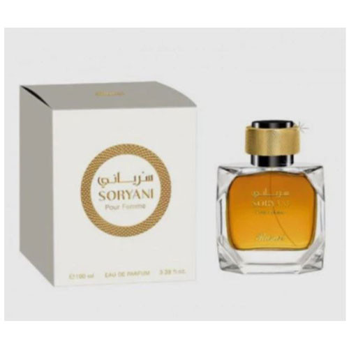 Perfumes Wholesale RASASI SORYANI Women 3.4 OZ EDP perfume bottle 100ml with packaging box.