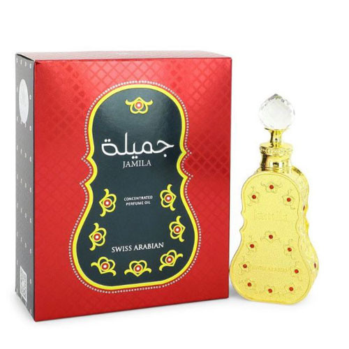 Size=15 ML 6295124017414 SWISS ARABIAN JAMILA CONCENTRATION WOMEN PERFUME OIL 0.5 OZ