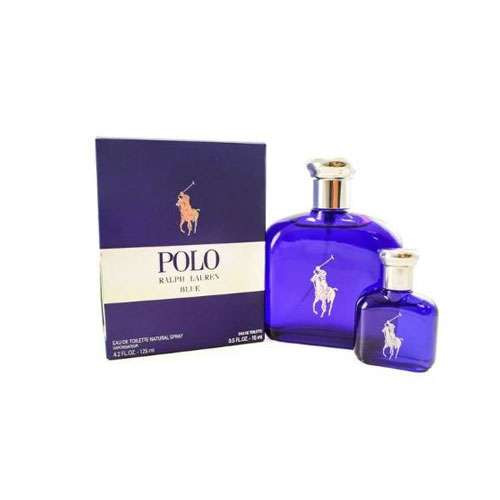 SET RALPH LAUREN POLO BLUE MEN 2 PCS 4.2 OZ. EDT / 15 ML / 3660732058129