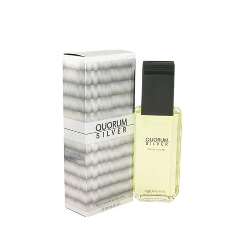 ANTONIO PUIG QUORUM SILVER MEN 3.4 OZ. EDT SPRAY / 8411061582350