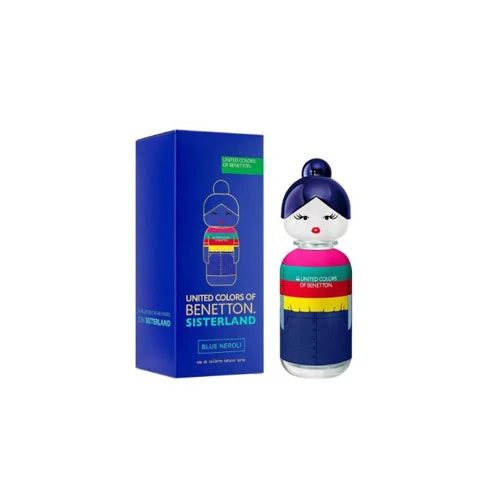 BENETTON SISTERLAND BLUE NEROLI WOMEN 2.7 OZ. EDT SP / 8433982018701