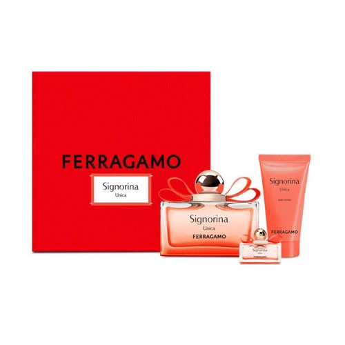 SET SALVATORE FERRAGAMO SIGNORINA 3.4 OZ EDP SP \1.7 OZ BL \0.17 OZ EDP SP  / 8052464896264