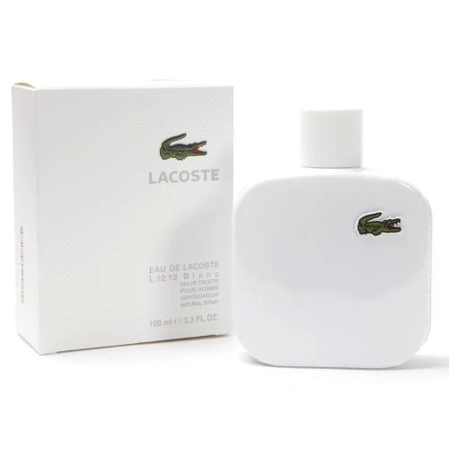 LACOSTE L.12.12 EAU BLANC (WHITE) MEN 3.4 OZ. EDT SP / 3386460149082