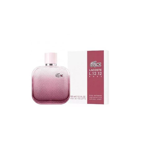 LACOSTE L.12.12 ROSE EAU INTENSE WOMEN 3.4 OZ EDT SP / 3386460149266