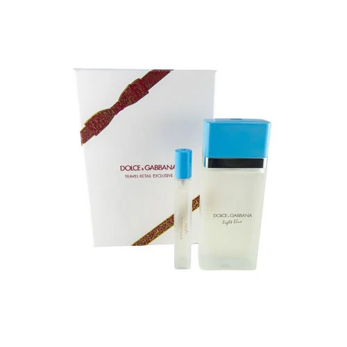 SET DOLCE & GABANNA  LIGHT BLUE WOMEN ( 2 PC )3.4 OZ EDT SP  / 0.34 OZ EDT SP / 8056669922513