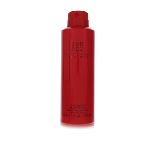 Size=180 ML 844061014961 BODY SPRAY PERRY ELLIS 360 RED MEN 6.0 OZ  ( NEW UPC )