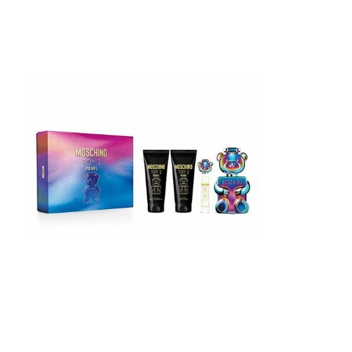 SET MOSCHINO TOY 2 PEARL ( 4 PC ) 3.4 OZ EDP SP /3.4 OZ SG / 3.4 OZ BL / 0.34 OZ  / 8011003893867