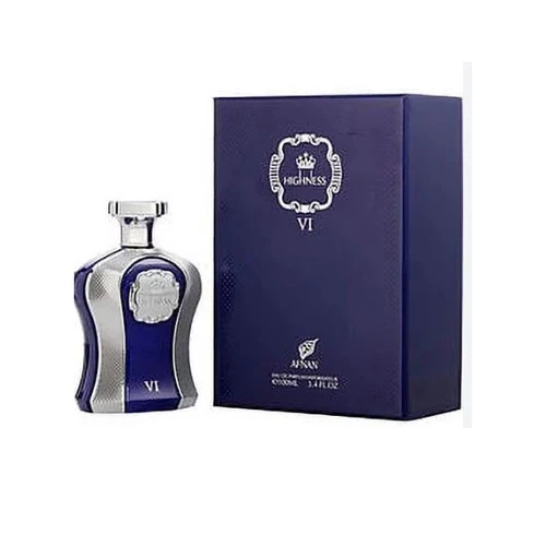 AFNAN VI HIS HIGHNESS BLUE MEN  3.4 OZ EDP SP / 6290171070153