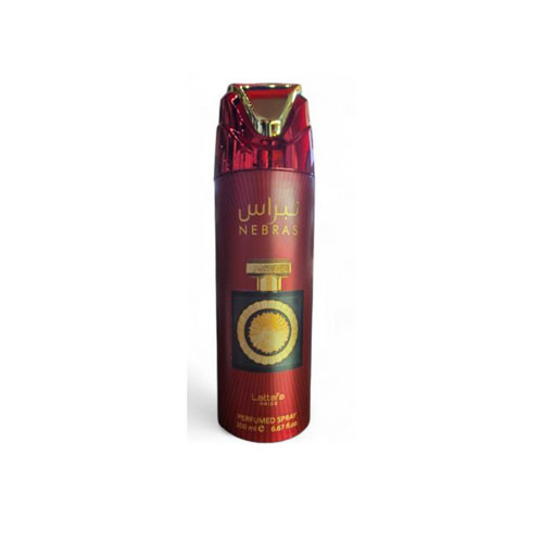 BODY SPRAY LATTAFA NEBRAS UNISEX 6.7 OZ / 6298043161350
