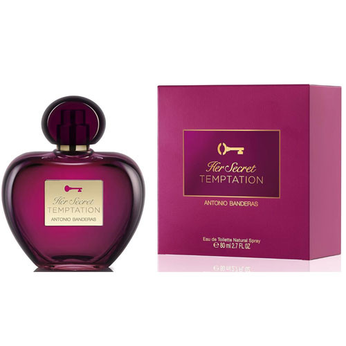 ANTONIO BANDERAS HER SECRET TEMPTATION WOMEN 2.7 OZ EDT SP / 8411061080719