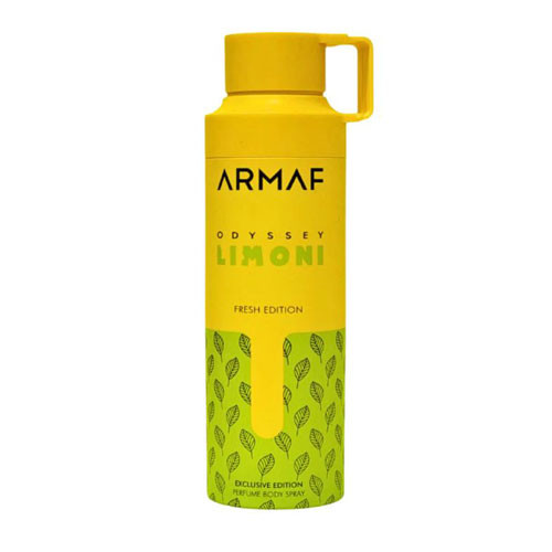 BODY SPRAY ARMAF ODYSSEY LIMONI FRESH EDITION MEN 6.8 OZ / 6295199800317