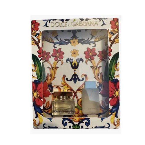 MINI SET DOLCE & GABBANA  WOMEN ( 2 PC )THE ONE 0.17 OZ EDP SP  / LIGTH BLUE 0.15 EDT SP / 8057971188536