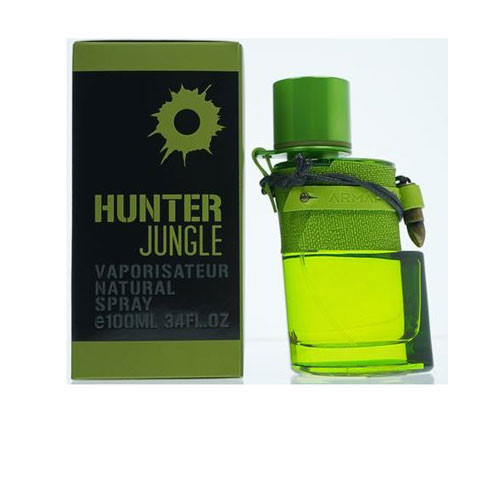 Perfumes Wholesale ARMAF Hunter Jungle men 3.4 oz EDP green perfume bottle 100ml by ARMAF brand packaging.