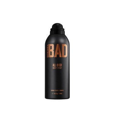 Perfumes Wholesale DIESEL BAD MEN body spray bottle, 5.8 oz, black color, UP-DIE-21, DIESEL branding visible.