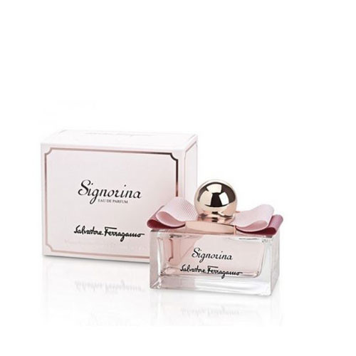 Perfumes Wholesale Ferragamo Signorina Women 3.4 oz EDP Spray, Salvatore Ferragamo perfume bottle and box.