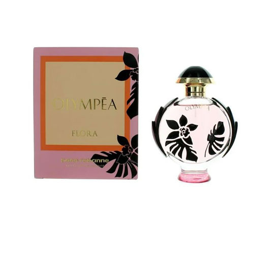 Perfumes Wholesale PACO RABANNE OLYMPEA FLORA INTENSE WOMEN 2.8 OZ EDP SP perfume bottle 80ml pink.
