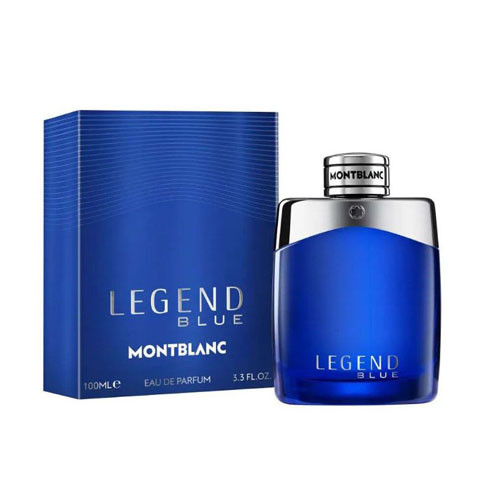Perfumes Wholesale Montblanc Legend Blue men perfume 3.3 oz EDP bottle and box, blue color, 100ml size.