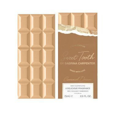Perfumes Wholesale SABRINA CARPENTER Sweet Tooth Caramel Dream Women 2.5 OZ EDP perfume bottle and packaging.