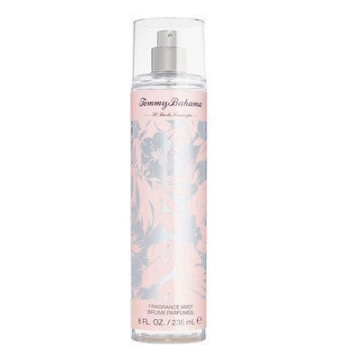 Perfumes Wholesale Tommy Bahama Seascap Body Mist 8oz Fragrance Spray for Women in Pink and Blue floral design.
